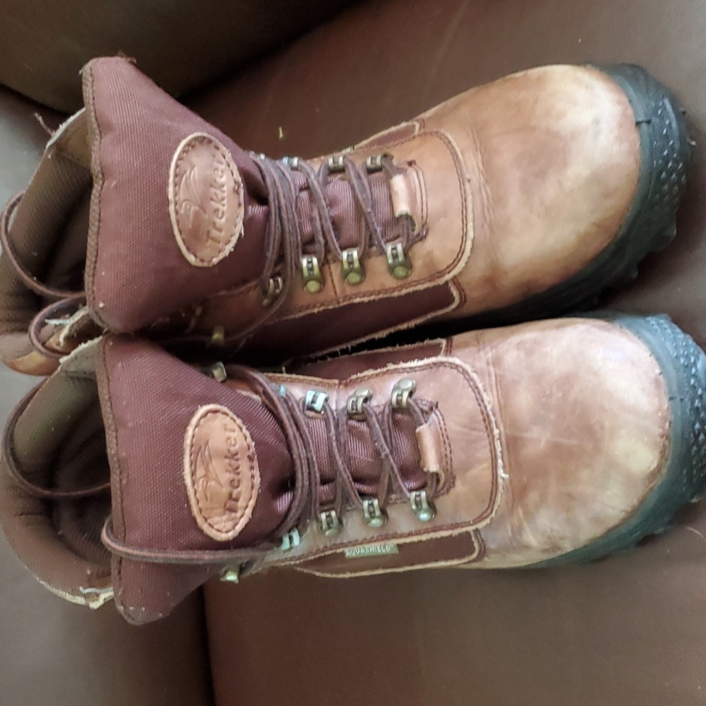 TREKKER,AQUASHIELD, MEN'S 7" LEATHER BOOTS